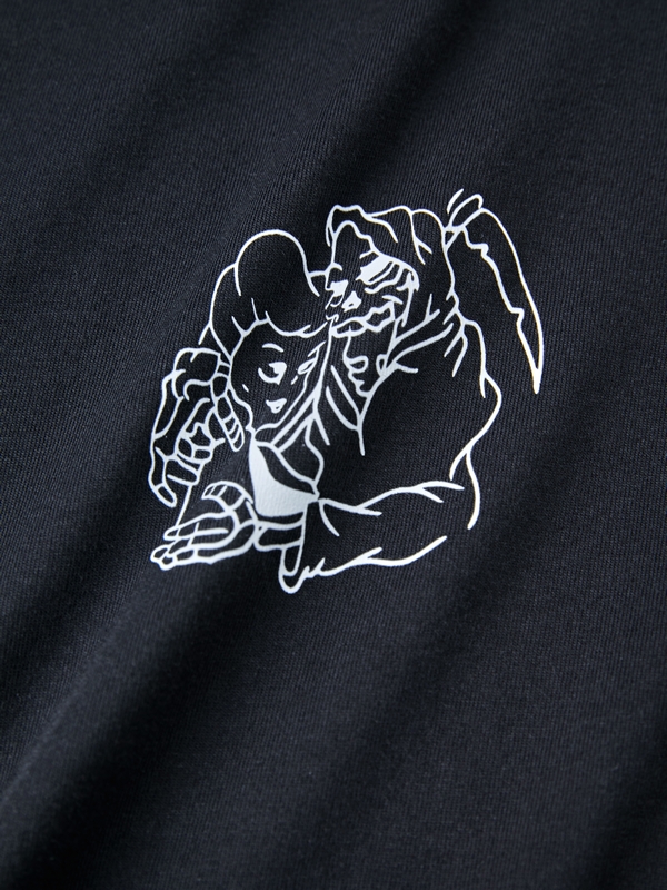 Langarm-T-Shirt mit Street-Print für Herren-2